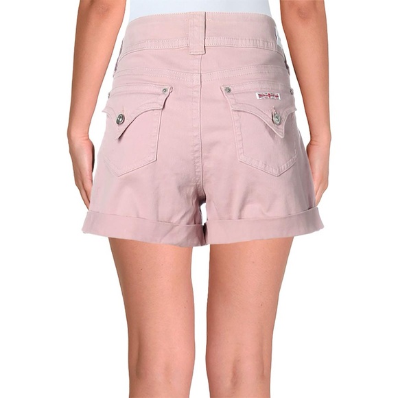 Hudson Jeans Ruby Mid Rise Flap Pockets Denim Shorts - Picture 2 of 8